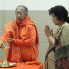 Ma lighting the lamp at the KHNA discourse
